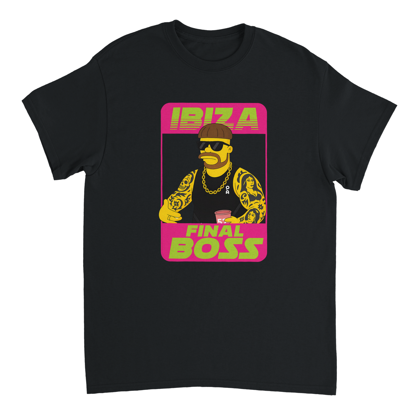 Ibiza Final Boss T-Shirt by BritCulture.com