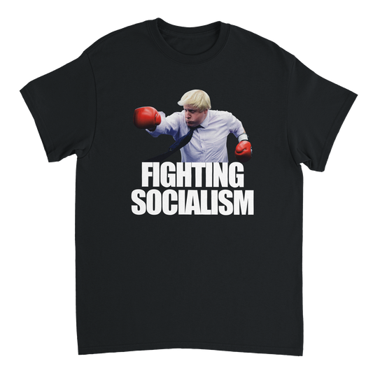 Boris Johnson Fighting Socialism T-Shirt