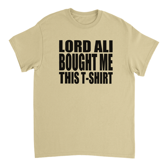 Lord Ali Bought Me This T-Shirt - Funny anti Labour making fun of Keir Starmer and the Lord Ali scandal.