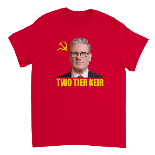 Two Tier Keir - Anti Keir Starmer Communist T Shirt
